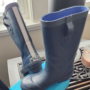 L.L. Bean Navy Waterproof Boots